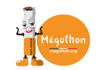 Le logo du mégothon ainsi que le site megothon.org - Agrandir l'image, fenêtre modale