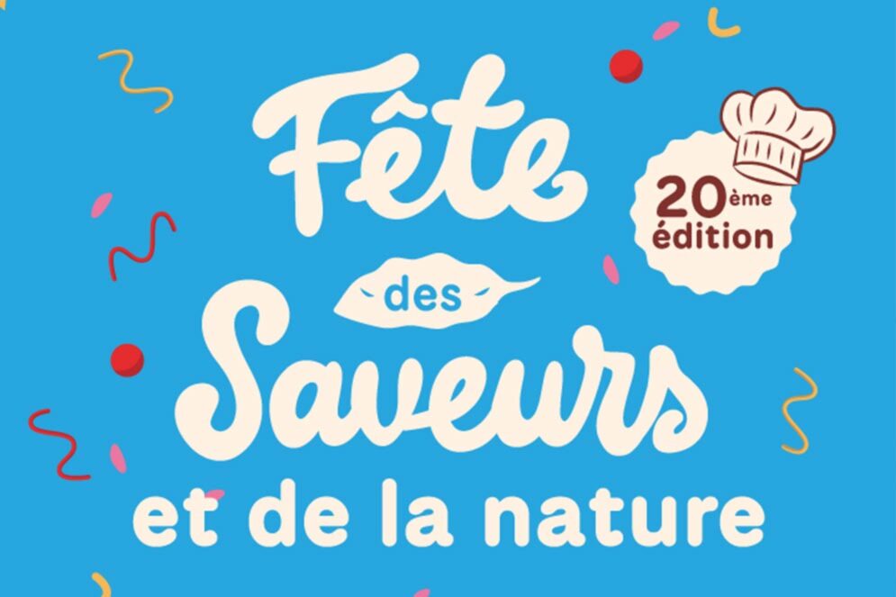 typo de l'affiche de la fete des saveurs et de la nature 2026