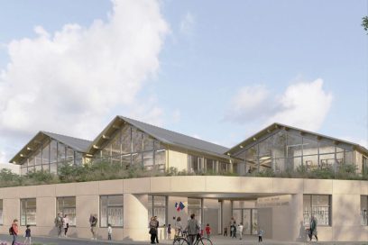 Photo montrant le projet de la nouvelle école Jean Jaurès. - Agrandir l'image, fenêtre modale