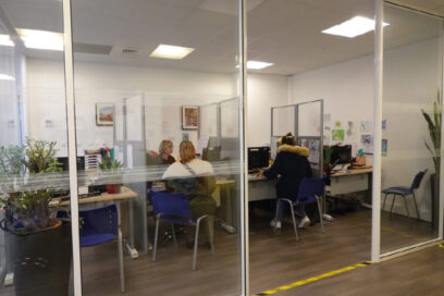 L'accueil du CCAS de Châtillon. - Agrandir l'image, fenêtre modale