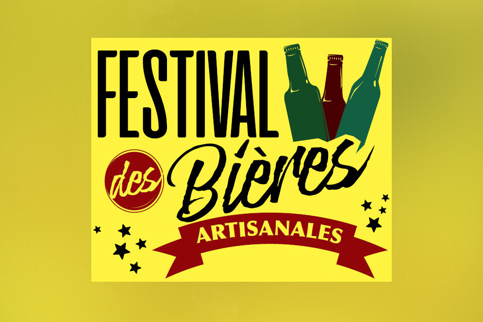 Visuel de l'affiche du salon des bières artisanales.